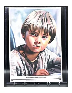 Topps Living Set Fine Art Star Wars 10x14 Poster - Young Anakin Skywalker 27/90 - Picture 1 of 6