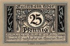 25 Pfennig Notgeld Stadtgeld Grube Golpa Elektrowerke