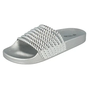 Mujer Spot On Plata/Negro/Oro Rosa sin Cordones Deslizables: F0R0190 - Imagen 1 de 31