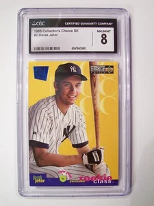 1995 Collector's Choice #2 DEREK JETER (CGC 8 / NY Yankees) RC - NM/MINT! WOW! - Picture 1 of 2