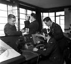 Bomber Command Base A view inside the Air Traffic Control tower 1942 Old Photo