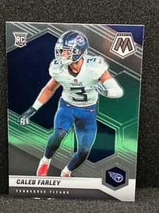 Caleb Farley 2021 NFL Mosaic ROOKIE Card TITANS #345 - Picture 1 of 1