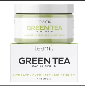Teami Blends Green Tea Facial Scrub 4 oz. Facial Scrub & Exfoliant Unisex  - Picture 1 of 8