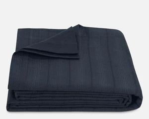 ❤️  NIP MATOUK Agusta Navy King Coverlet GORGEOUS!!!!  RETAIL $498.00 - Picture 1 of 10