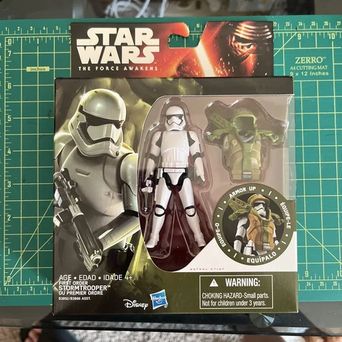 Star Wars The Force Awakens 3.75” Armor Up First Order Stormtrooper Hasbro 2015 Cover
