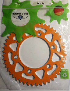 Esjot Alloy Sprocket Orange for Ktm 350 Exc-F 2012-2023 49 Teeth Light, Durable - Picture 1 of 1