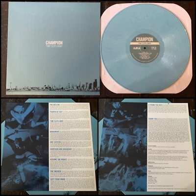 CHAMPION Time Slips Away LP Blue Vinyl-Verse Have Heart The First Step Carry On - Image 1 of 4