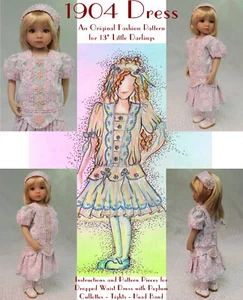 "1904 Dress" Fashion Pattern for Little Darlings - PDF Delivered by Email - Picture 1 of 6