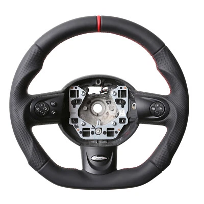 Mini Lenkrad One Cabrio R 55 56 57 58 59 60 61 Neu Beziehen Abgeflacht 45357 - Bild 1 von 4