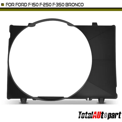 Cubierta del ventilador de refrigeración del radiador para Ford F-250 F-150 F-350 1992-1996 Bronco L6 4,9 L Foto 1 de 4