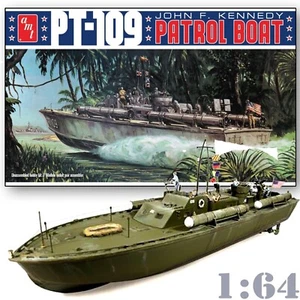 AMT 1233 1/64 PT-109 PATROL BOAT KIT - Picture 1 of 5