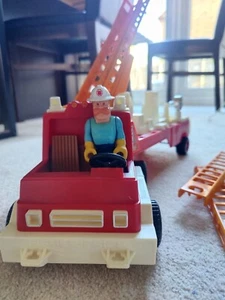 vintage fisher price fire engine 1970's - Picture 1 of 5