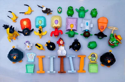 Large Lot of Mixed Angry Birds McDonalds Happy Meal Toys and Figures - Image 1 of 4