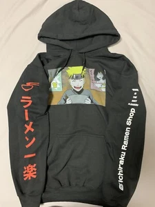 Naruto Shippuden Ichiraku Ramen With Sleeve Prints Anime Adult Pullover Hoodie - Bild 1 von 2