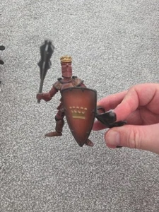 Papo Red Knight With Mace & Shield - Great Condition! - Picture 1 of 4