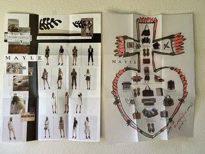 Lote de 2 carteles lookbook Maison Mayle Foto 1 de 4