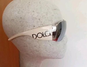 Original Dolce & Gabbana Sonnenbrille weiß und chrom DG 2005 05/6G 120 mit Etui - Bild 1 von 12