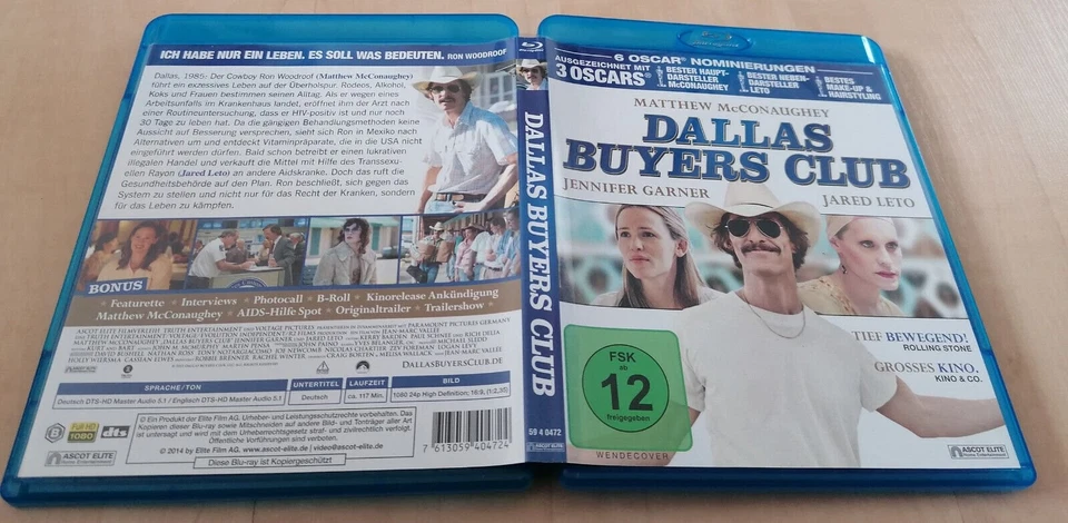 Blu-ray/ Dallas Buyers Club - mit Matthew McConaughey !! Wie Nagelneu !! - Bild 1 von 1