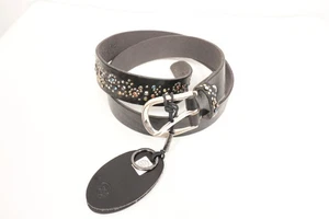 Cinturón mujer b.belt tachuelas BB0730L39 cuero negro talla 95 nuevo - Imagen 1 de 1
