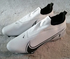 Nike Vapor Edge Elite 360 Flyknit Mens Size 14.5 Football Cleats White /Black  - Picture 1 of 9