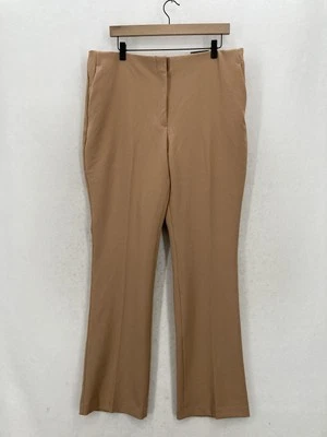 Express Pants Womens Large Tan Supersoft Twill Boot High Rise Workwear Stretch - Image 1 of 4