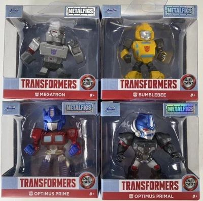 Transformers - Jada Die Cast Complete Set of 4  New RARE MEGATRON METALFIGS - Image 1 of 4