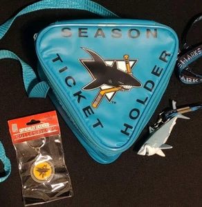 Vintage 90’s San Jose Sharks Season Ticket Holder Triangle NHL Insulated Lunch Bag + - Bild 1 von 6
