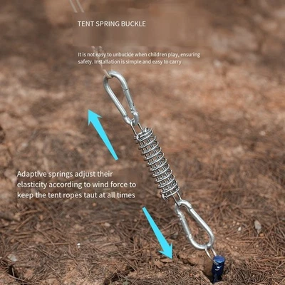 Heavy-duty Steel Carabiner Clip Ideal For Outdoor Activities Compact Size - Image 1 of 4