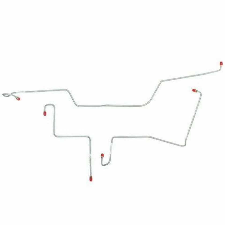 Fits 1966 Ford Fairlane Front Brake Line Kit with Standard Drum Brakes-DKT6601OM - Image 1 of 1