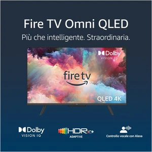 Ti Presentiamo Amazon Fire TV Serie Omni QLED | Smart TV 4K UHD, Dolby Vision IQ - Imagen 1 de 9