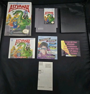 Astyanax NES Nintendo Complete CIB Manual BOX Inserts Game TESTED  - Image 1 of 4