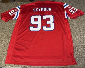 Reebok New England Patriots Throwbacks Jersey 2XL XXL Richard Seymour #93 HOF - Picture 1 of 7