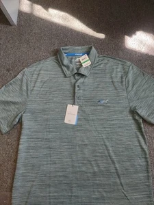 NEW NWT MENS GREG NORMAN ATTACK LIFE PLAY DRY PERFORMANCE POLO GOLF SHIRT LARGE - Picture 1 of 3