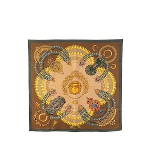 HERMES Calle 90 KOSMIMA Universe scarf Women 【Used】 - Picture 1 of 5