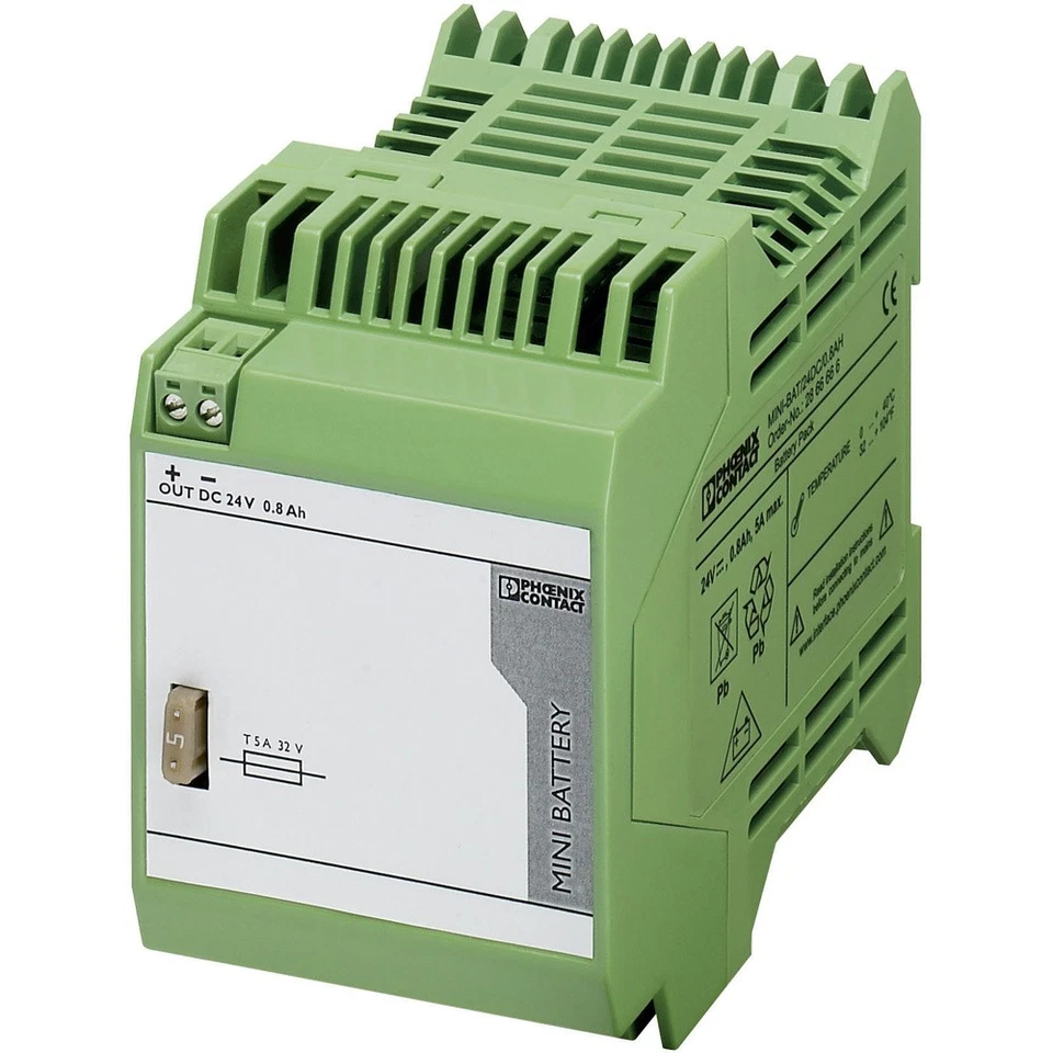 Phoenix Contact MINI-BAT/24DC/0.8AH Industrielle USV-Anlage (DIN Rail) - Bild 1 von 1