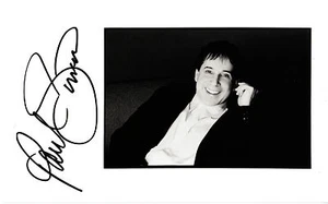 Fotocopia autografata PAUL SIMON 8"X10" B&W - Foto 1 di 1