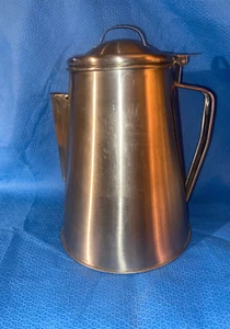 Aluminum Stove Top Camping 11 Cup Coffee Percolator - Picture 1 of 8