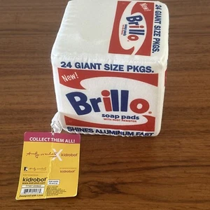 Peluche Andy Warhol Brillo Box Medium da collezione con etichetta nuovo con etichetta - Foto 1 di 8