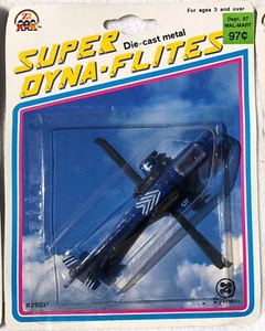 1993 Zee Flites Super Dyna-Flites Boeing AH-64 Apache Die Cast Helicopter #29331 - Picture 1 of 2