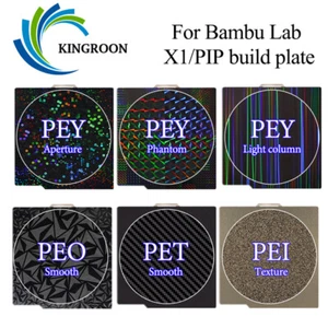 3D Drucker Build Plate Hotbed Textured Spring Steel DIY für Bambu Labor X1 P1P - Bild 1 von 14