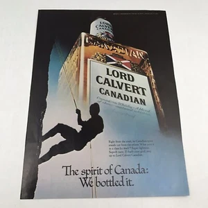 Vtg 1977 Lord Calvert Canadian Whiskey Advertising Print Art Ad  - Picture 1 of 3