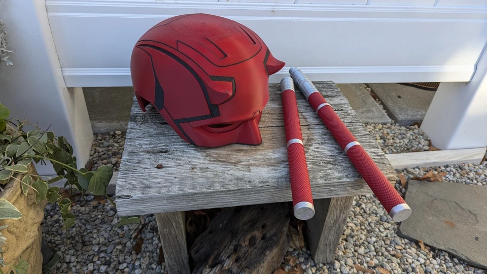 Daredevil Helmet/Billy Clubs Combo Set - Image 1 of 4