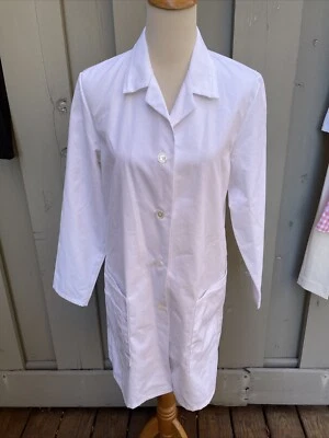 Women's 1st Quality META Fundamentals White Long Lab Coat Sz.S - Image 1 of 4