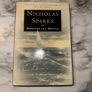 NICHOLAS SPARKS~Message in a Bottle~1998 HC/DJ 1st PRINTING! VINTAGE~FREESHIP!!! - Picture 1 of 4