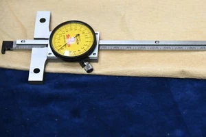New Starrett Dial Depth Gauge 450M-300 without Case EDP 64276 - Picture 1 of 3