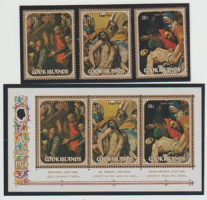 Cook Islands    Scott # 378-380a   Easter MNH-OG with mount - Picture 1 of 1