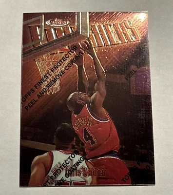 Chris Webber 1997-98 Topps Лучшие "Финишеры" с Покрытием ~ Пули, HOF - Изображение 1 из 2