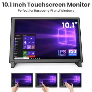 10.1in IPS HDMI Display Portable Touchscreen Gaming Monitor for Raspberry Pi PC - Picture 1 of 15