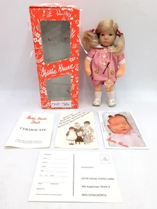 Vintage Kathe Kruse Buffy Doll 10" 1992 In Box With Paperwork 28/80 Germany - Picture 1 of 15