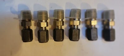 PARKER CPI 1/4"x1/4" Male Connector 4-4-??? (see description) package of 6 - Image 1 of 4